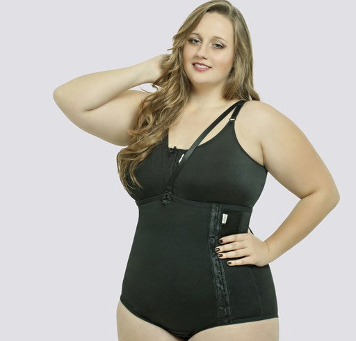 Post Op Bbl Tummy Control Slimming Plus Size One-Piece Bodysuit