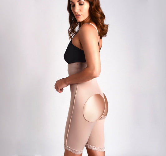 ABDOMINAL - BBL POST-SURGICAL COMPRESSION GARMENT WITH EXTENDED BACK  (SHORT) LP-167 - WeCare Medical, Surgical Equipment & Instruments Trading -  Dubai, UAE