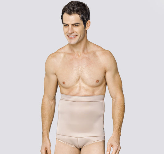 MASS21 Mens Shapewear Tank Top Lumbar Back Support Liposuction Compression  Garment Control Top Underwear, 1-skin, L price in UAE,  UAE