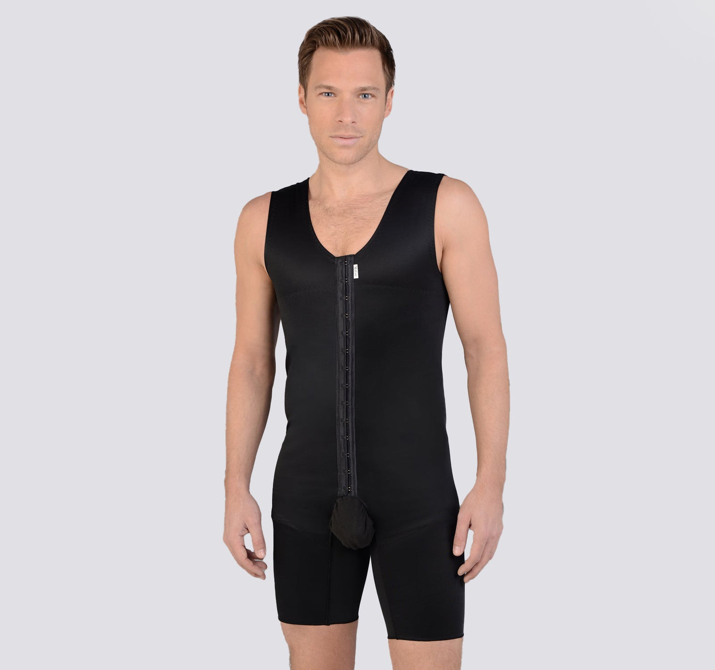 Macom Men's Full-Body Compression Garment (Black)